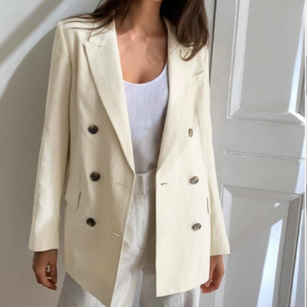 Babaton Samuel Linen Blazer